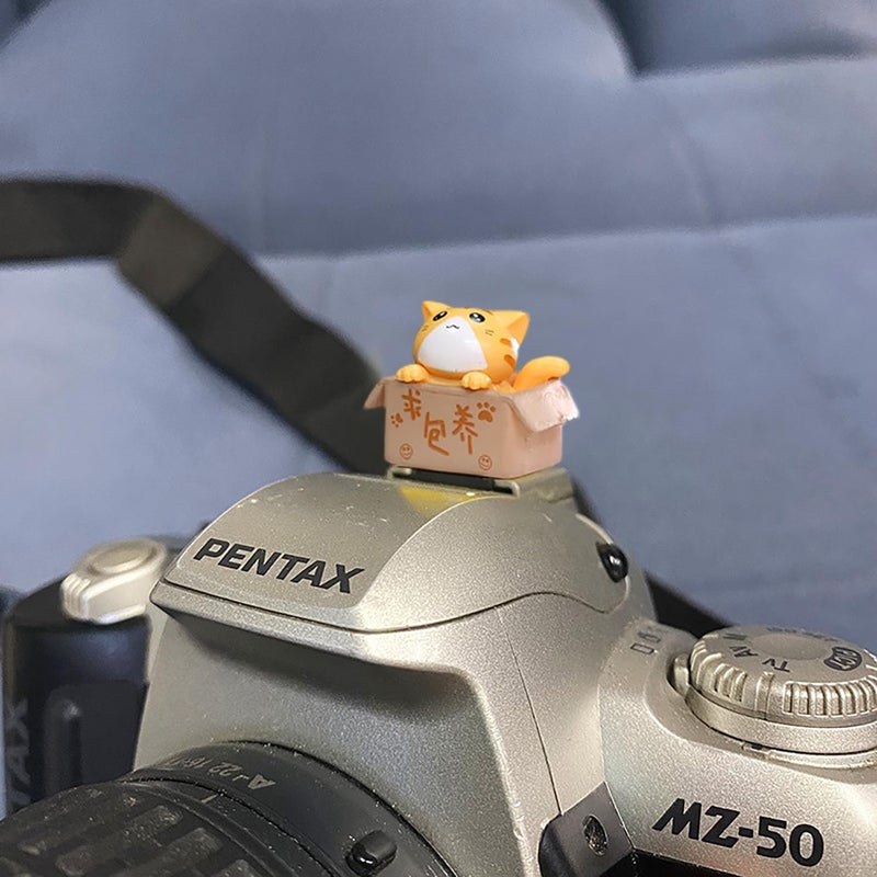 MENGSOOD Camera Hot Shoe Cover, Cartoon Hot Shoe Cap, Hot Shoe Protector Compatible with Sony Fujifilm Fuji Canon Nikon Pentax Leical Panasonic (2pcs Cat) - Image 3